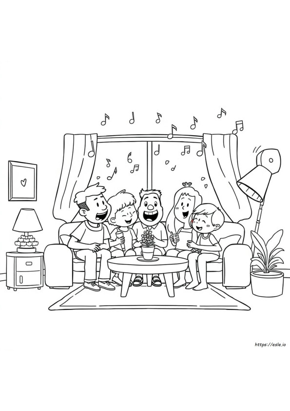 Loud House Keluarga Gambar Mewarnai