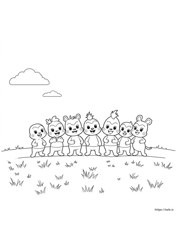 Sprunki Coloring Pages All Characters