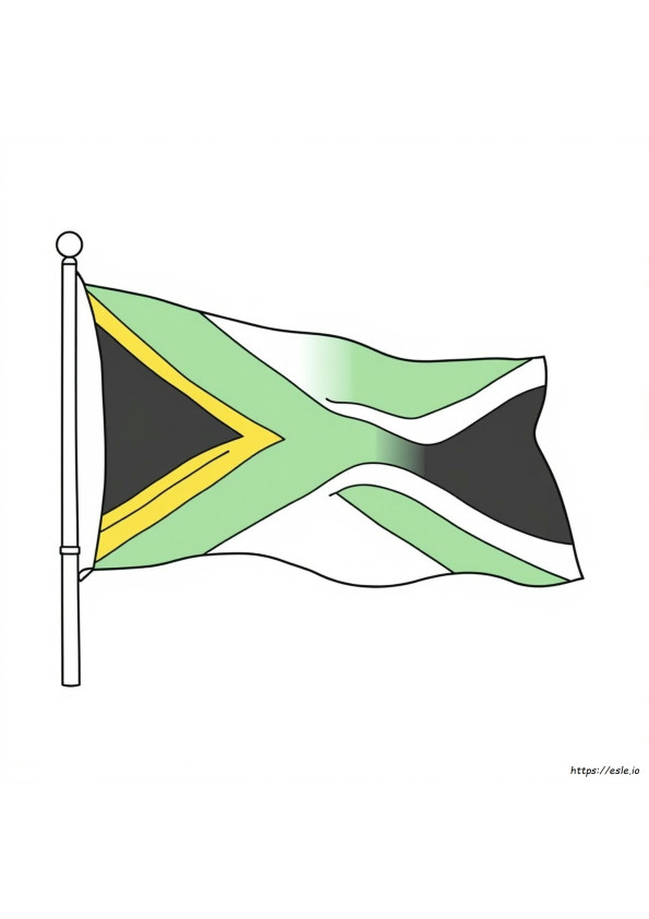 Colouring Picture Of South African Flag
