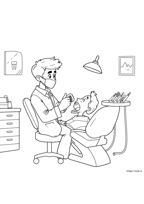 Dental Coloring Pictures
