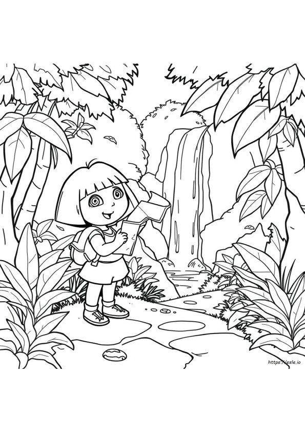 Dora L'esploratrice Da Colorare