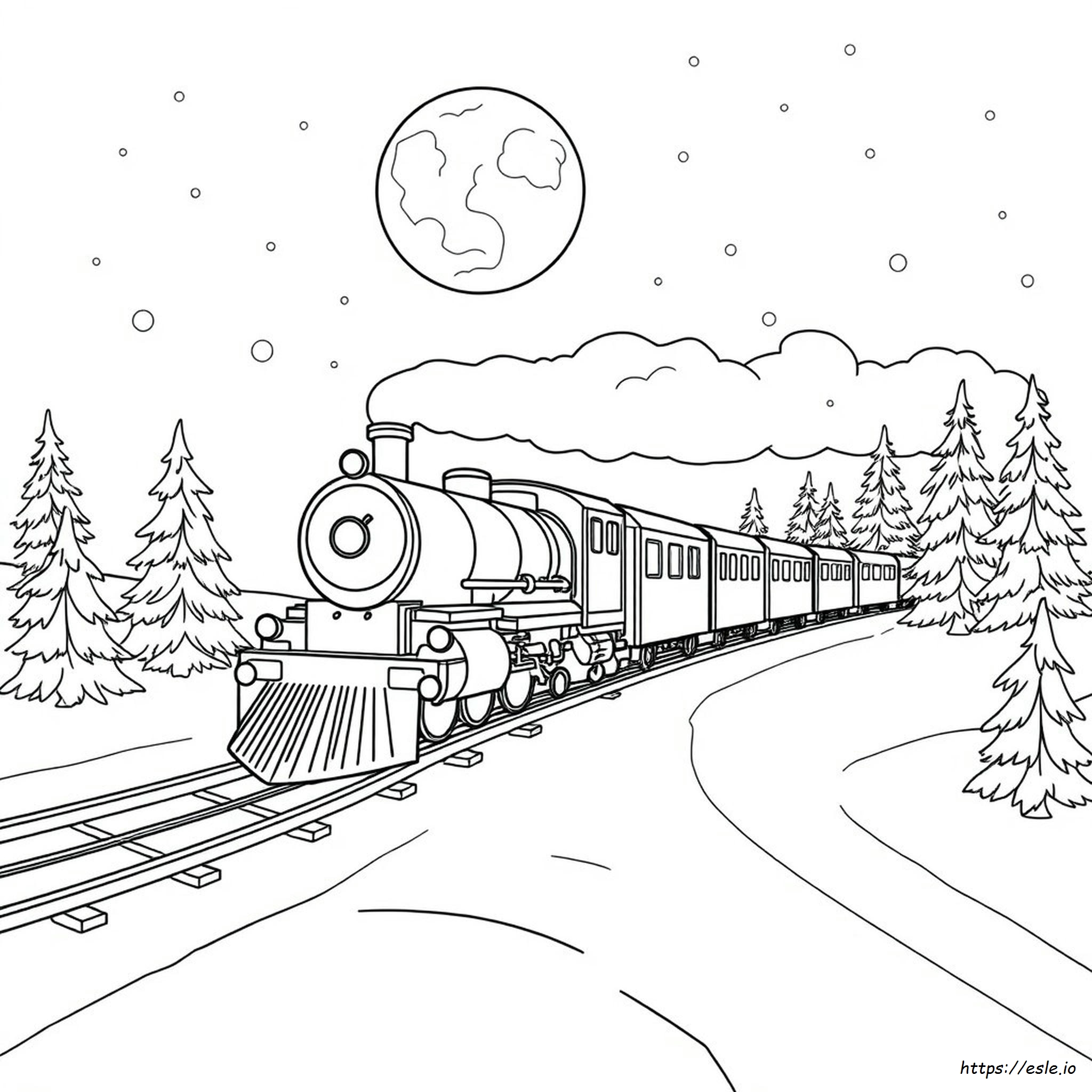El Expreso Polar: Dibujos Para Colorear