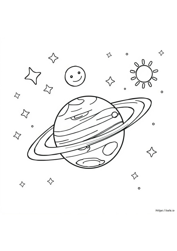 Planet Coloring Pages For Preschoolers
