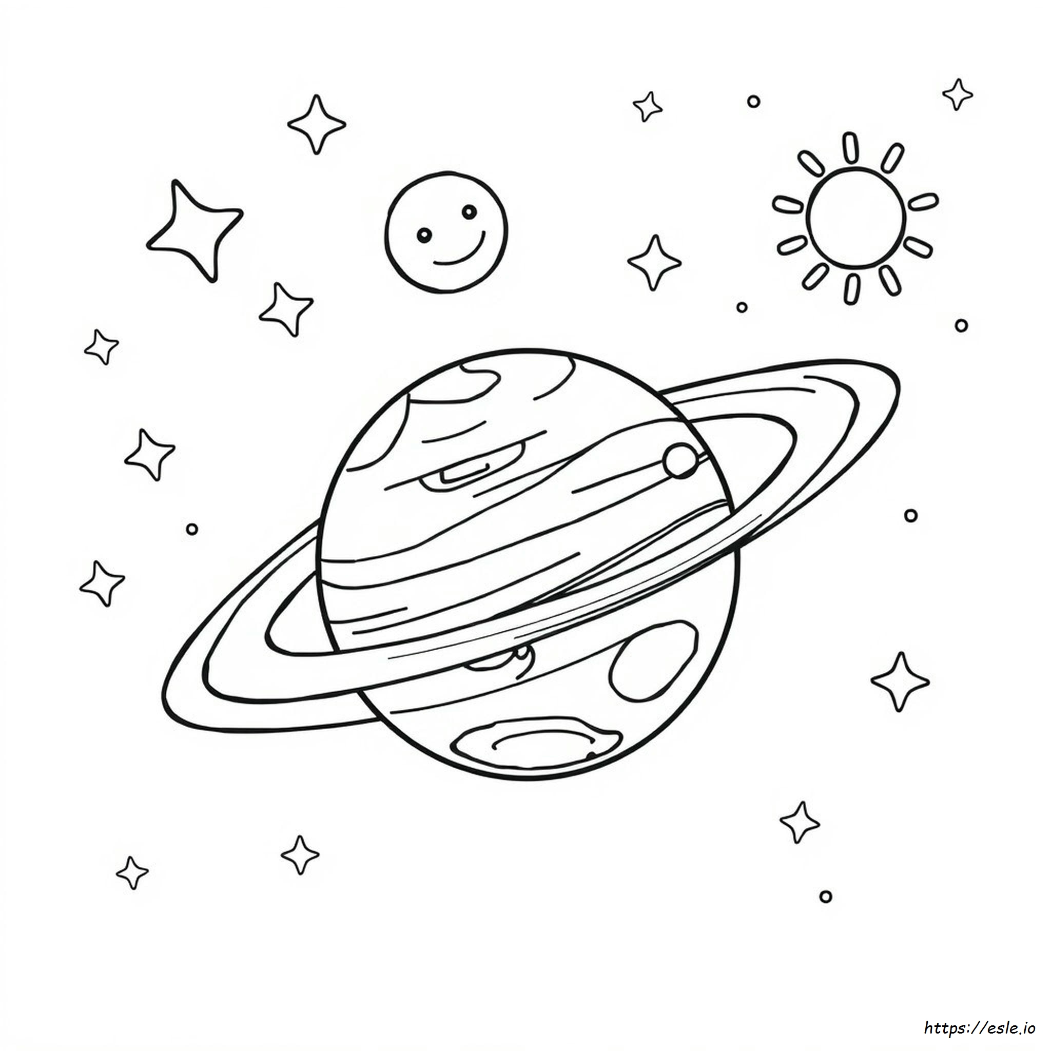 Planet Coloring Pages For Preschoolers