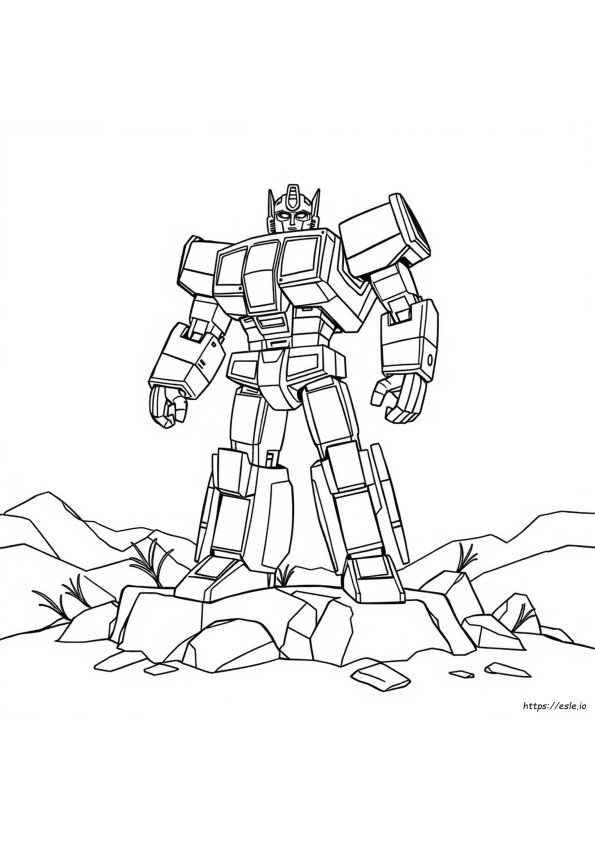 Transformer Robot Coloring Pages