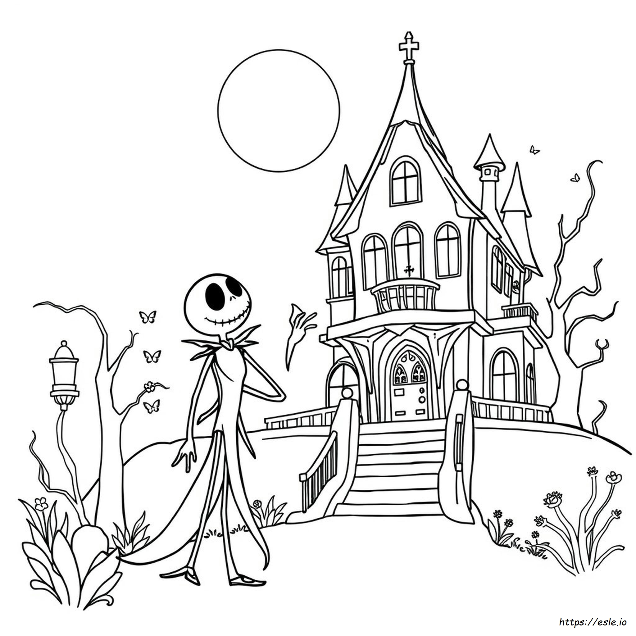 Jack Skellington Coloring Page