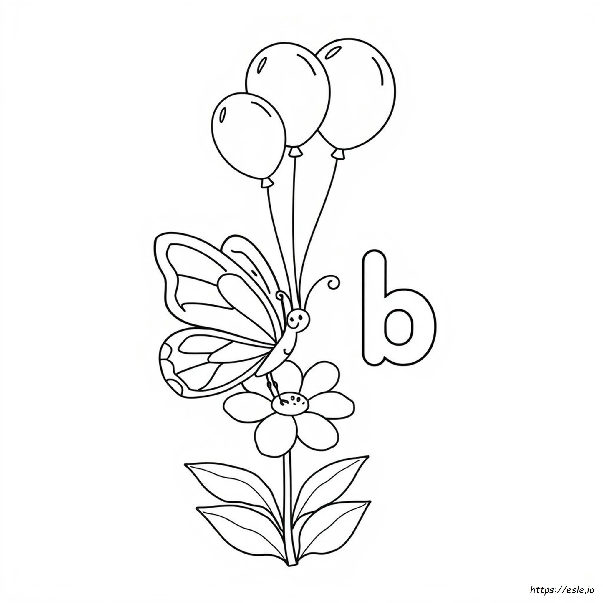 Letter B Coloring Pages For Preschoolers