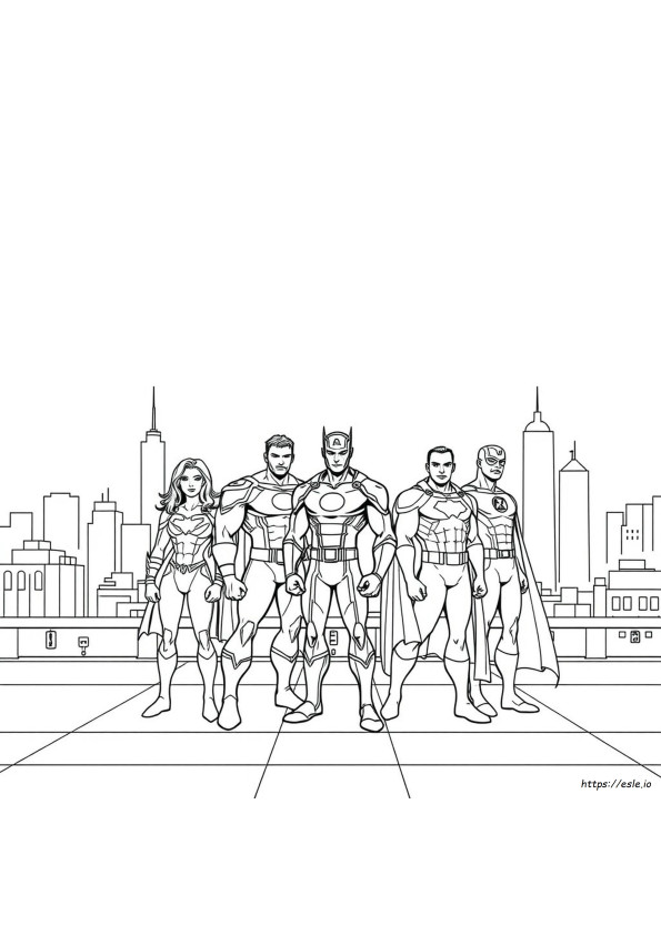 Disegni Da Colorare Marvel Gratuiti In Pdf