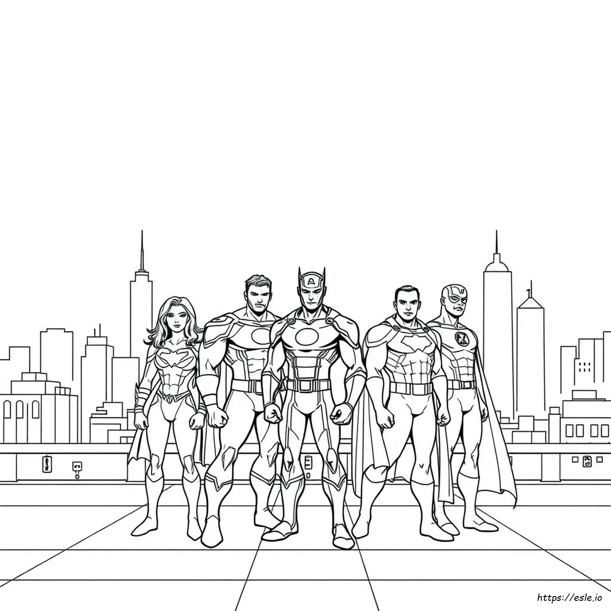 Disegni Da Colorare Marvel Gratuiti In Pdf