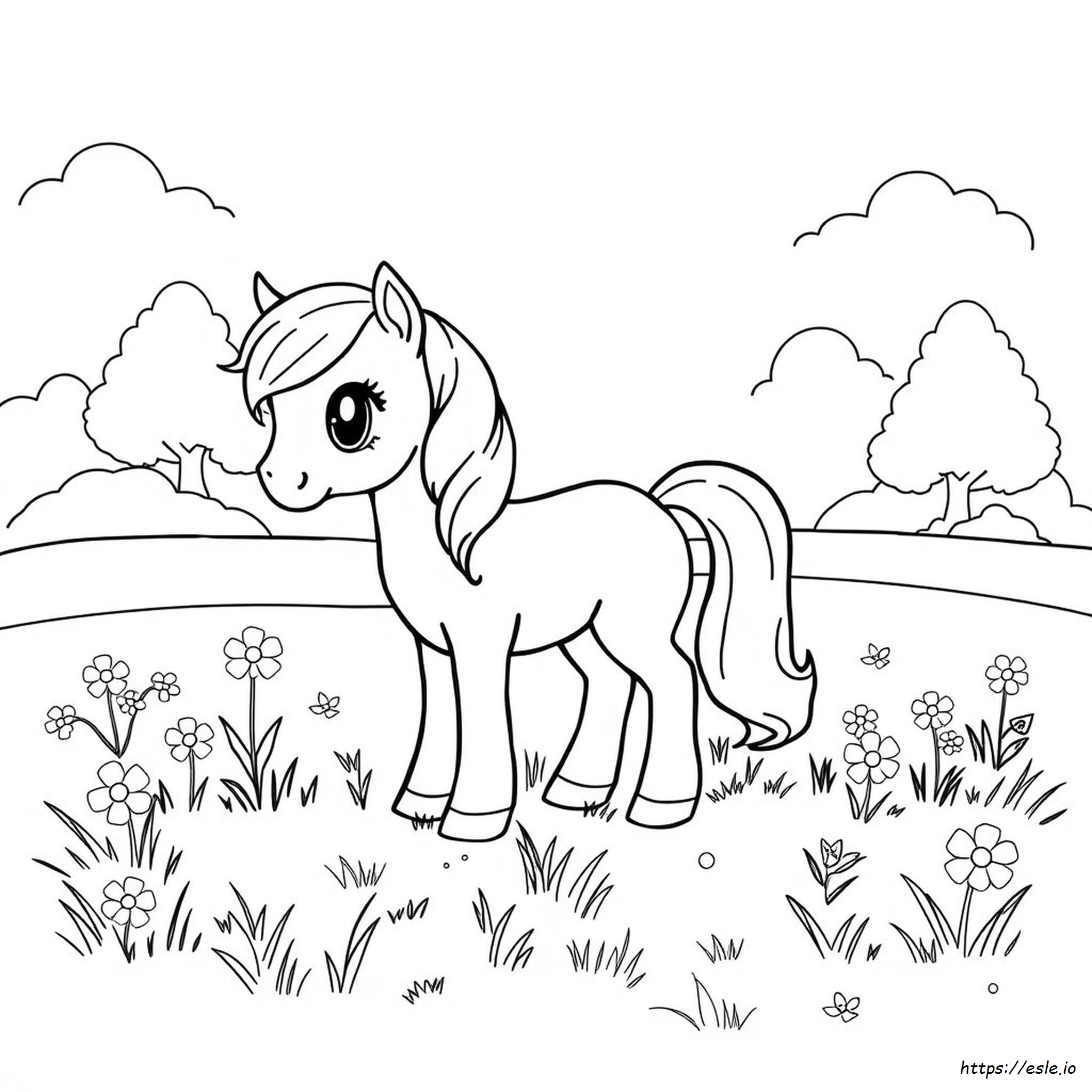 Pequeño Pony Para Colorear