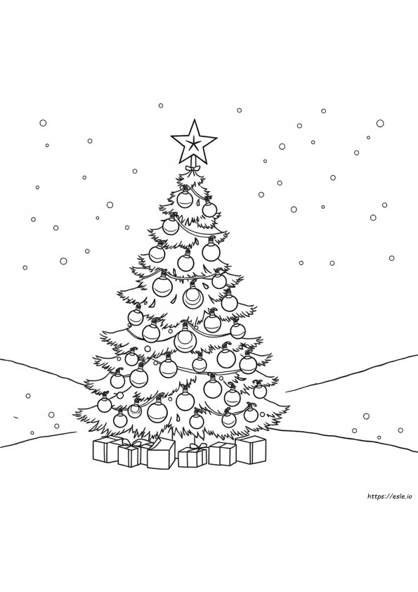 Halaman Mewarnai Ucapan Natal