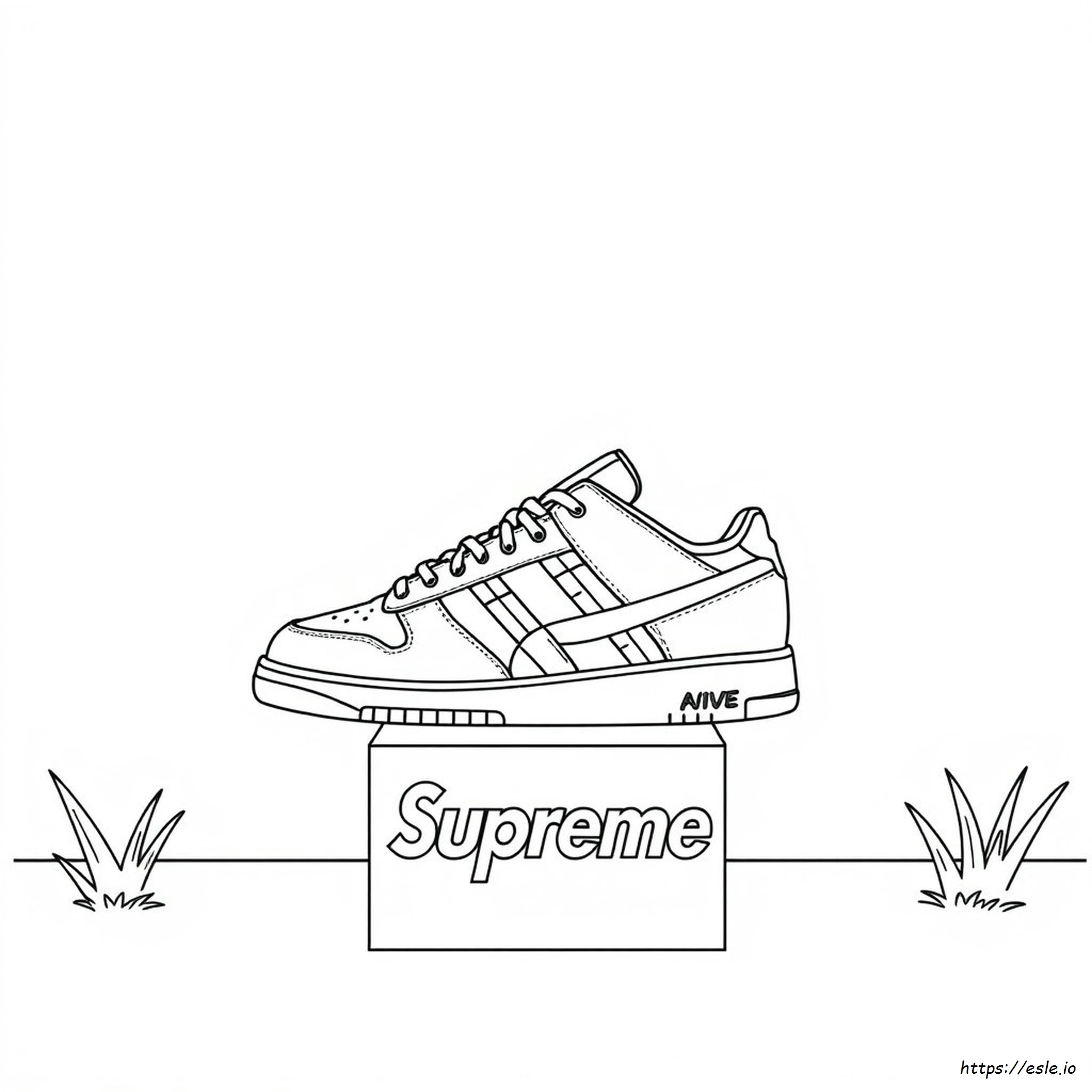 Scarpe Supreme Da Colorare