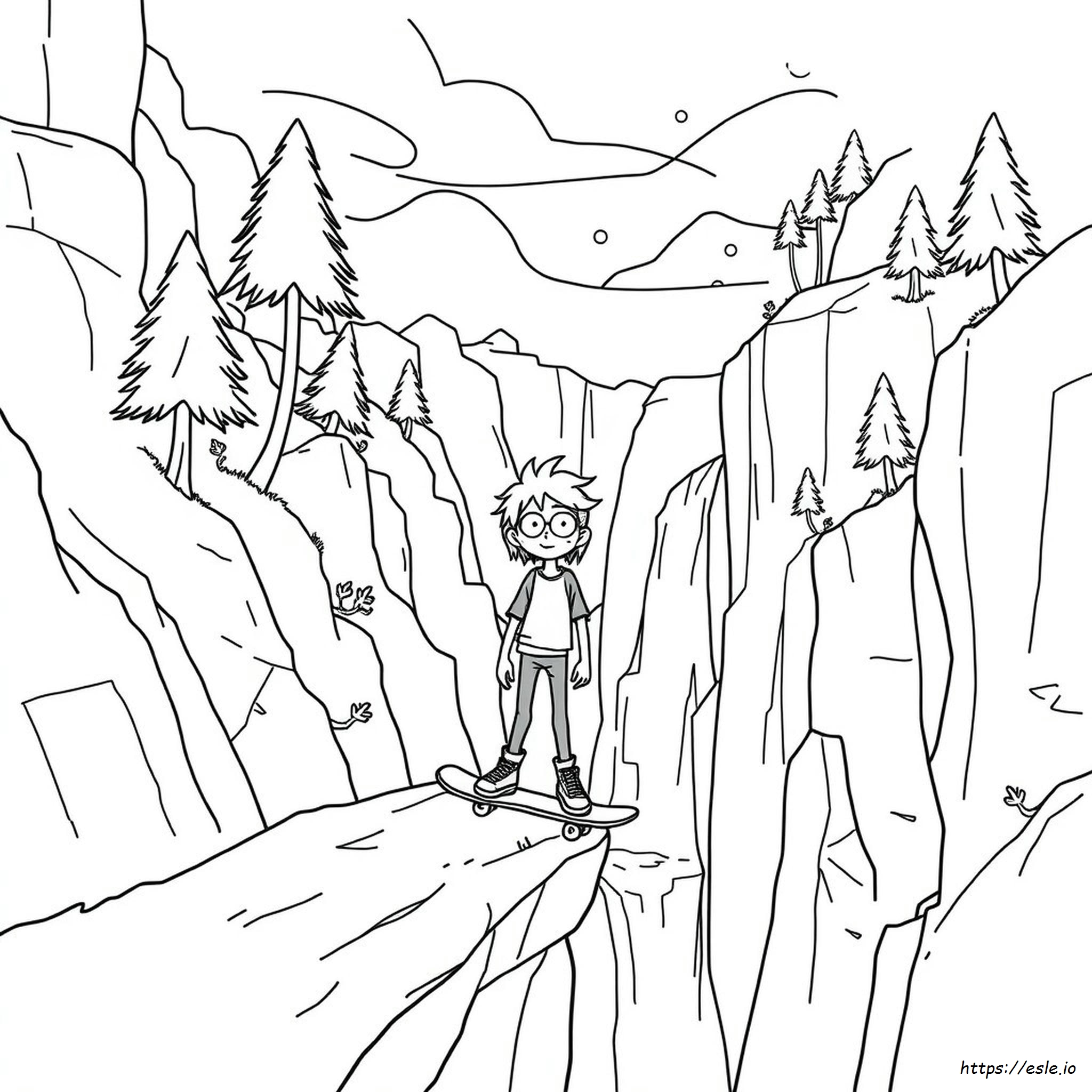 Gravity Falls Coloring Pages Free