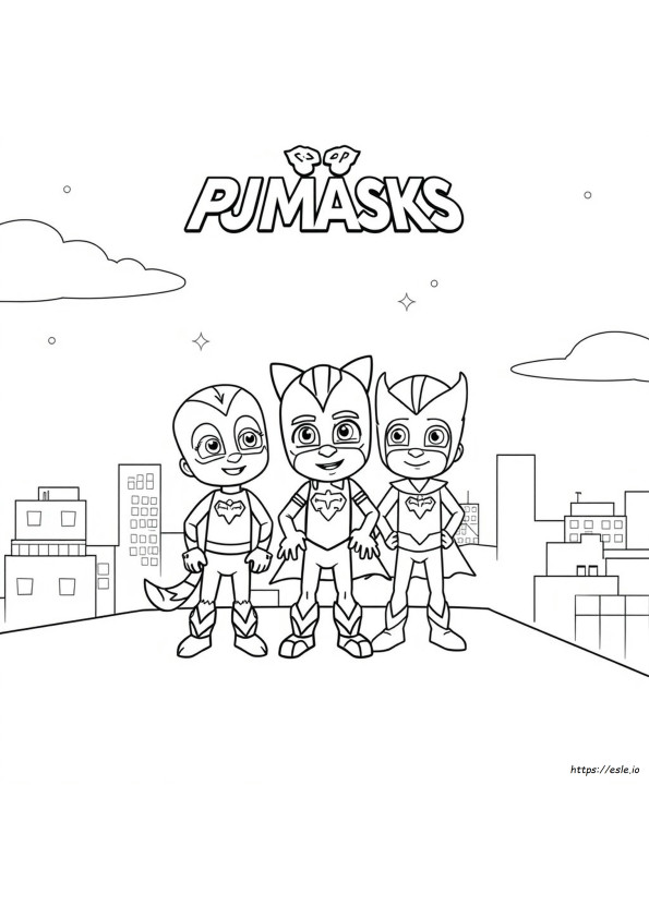 Armadylan Pj Masks Gambar Mewarnai