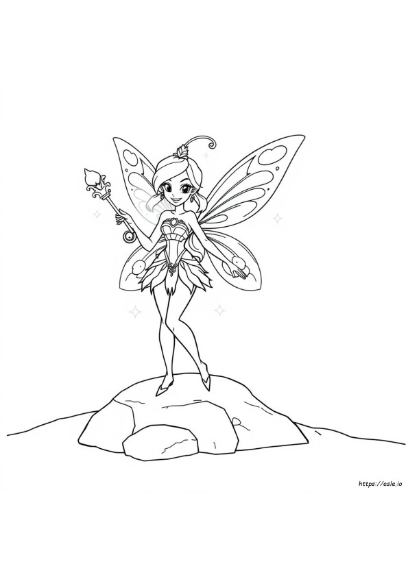 Winx Club Layla Coloring Pages