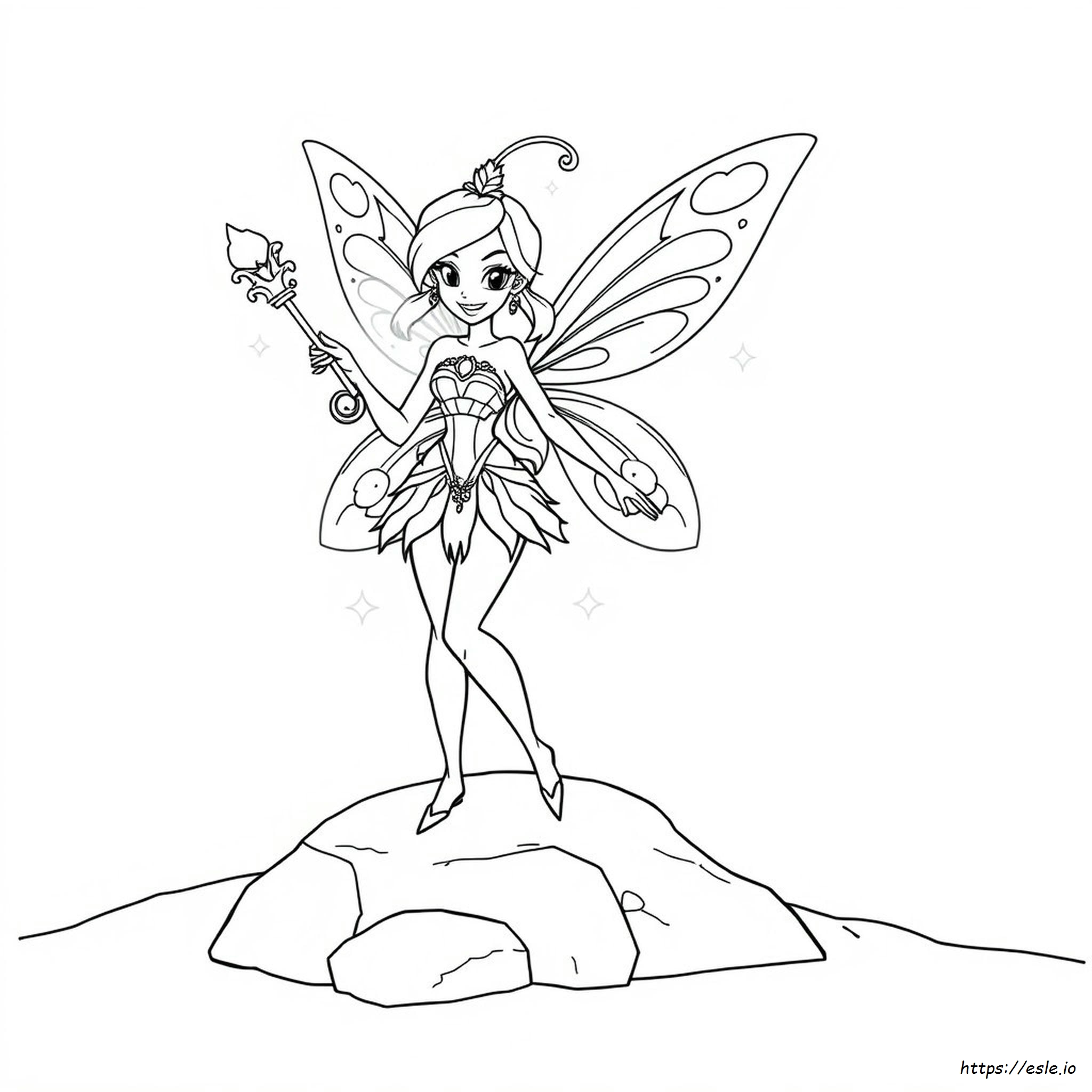 Winx Club Layla Ausmalbilder
