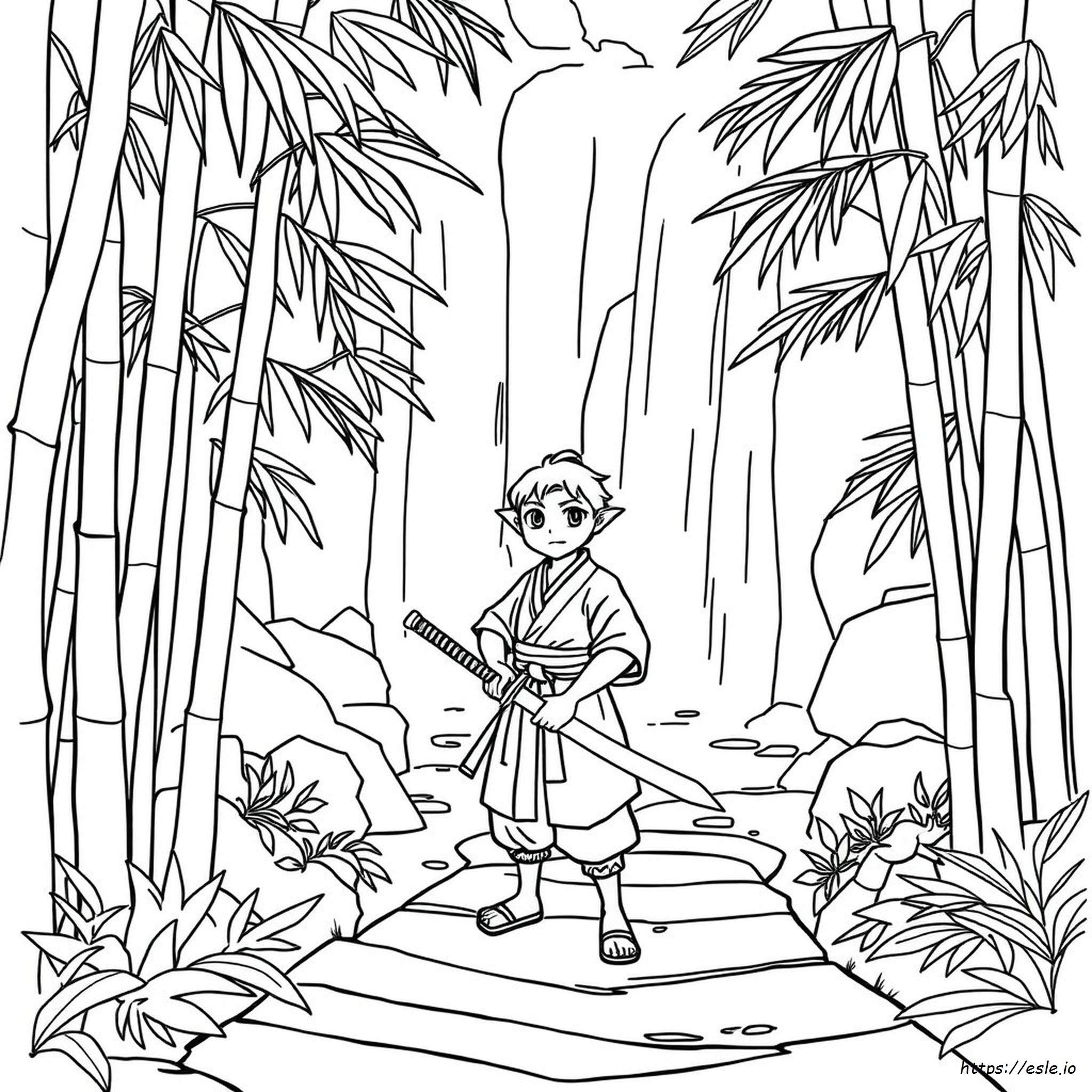 Tanjiro Kamado Colouring Pages