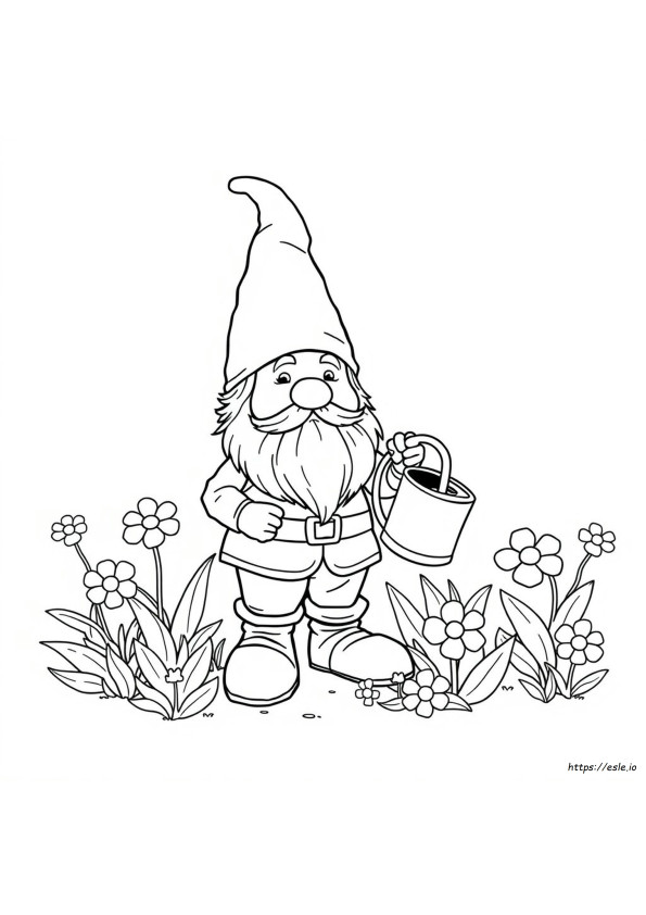 Gnome Adult Coloring Pages