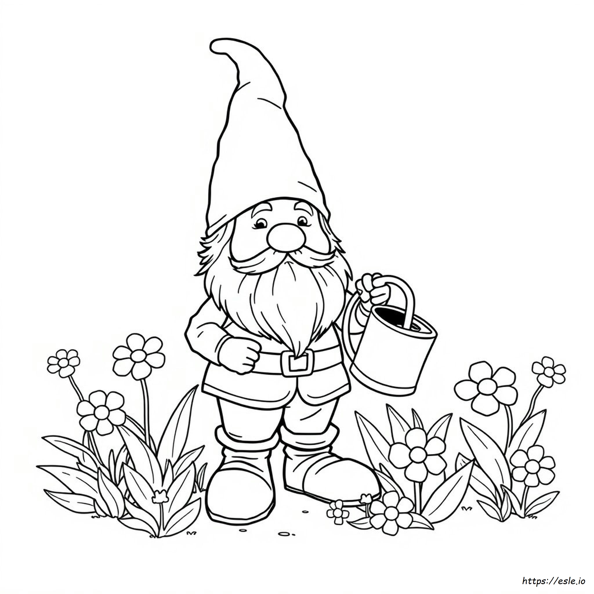 Gnome Adult Coloring Pages