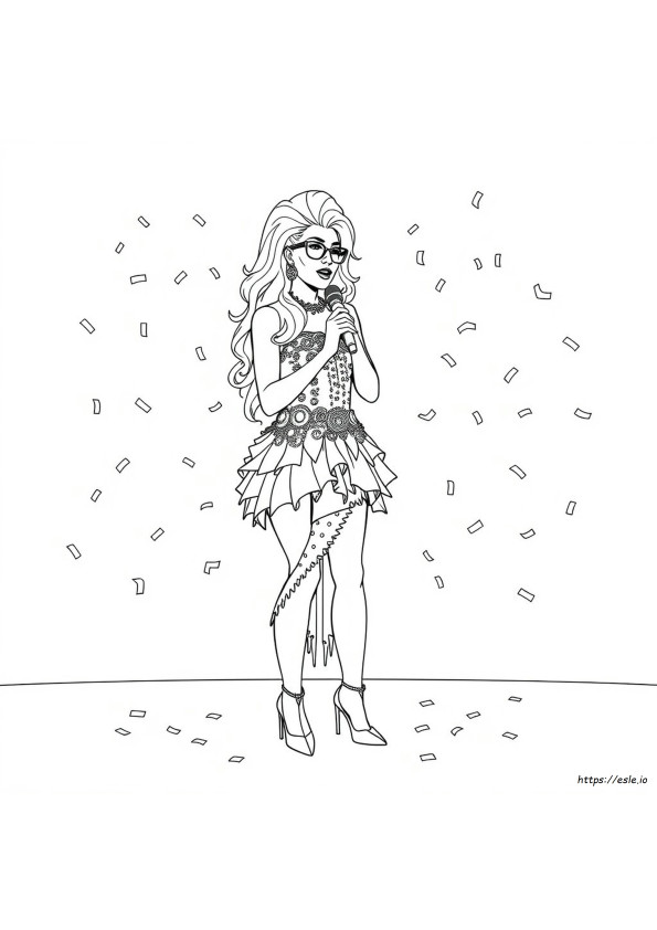 Kolorowanki Lady Gagi
