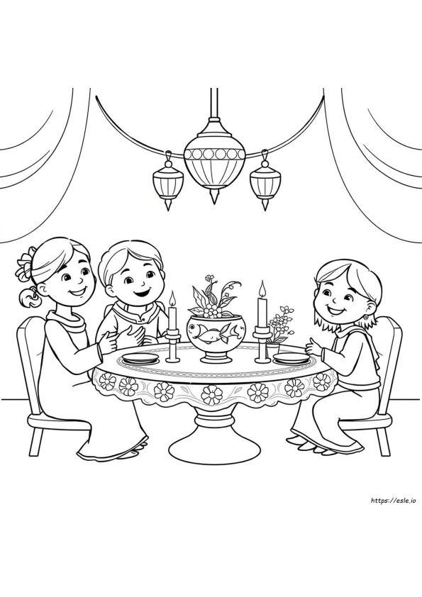 Selamat Nowruz Gambar Mewarnai