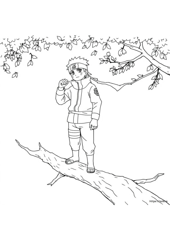 Gambar Mewarnai Naruto
