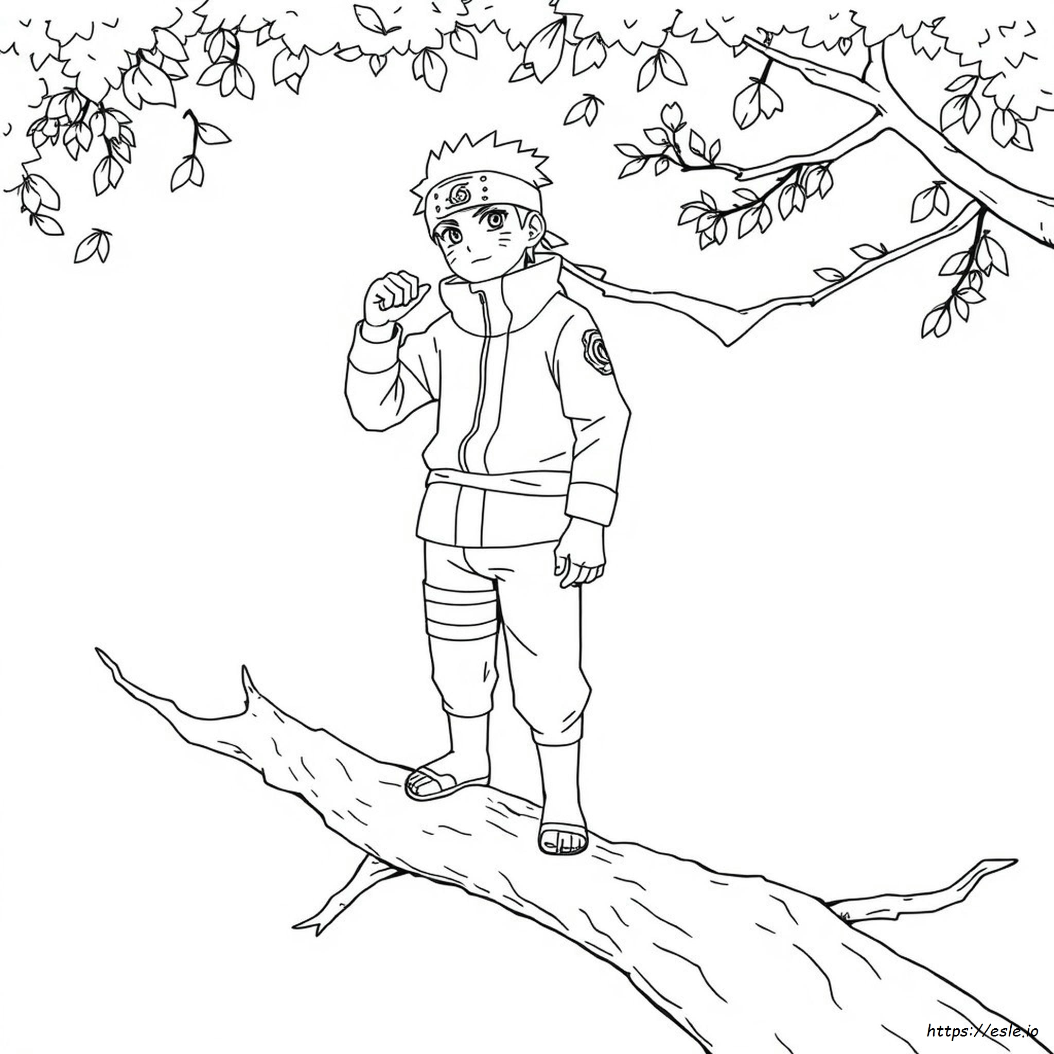 Dibujos Para Colorear De Naruto