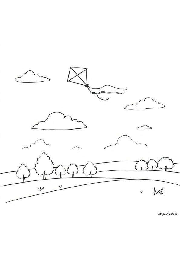 Einfacher Drachen Ausmalbilder