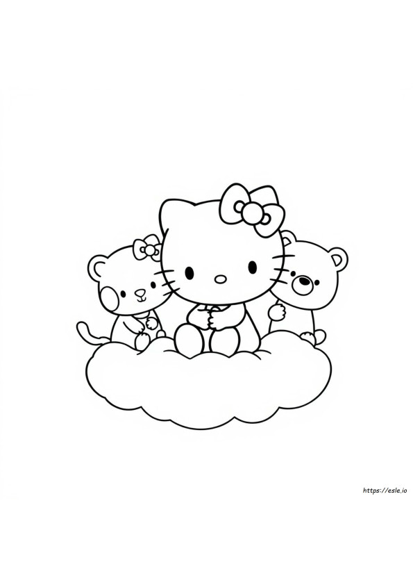 Hello Kitty And Friends For Coloring