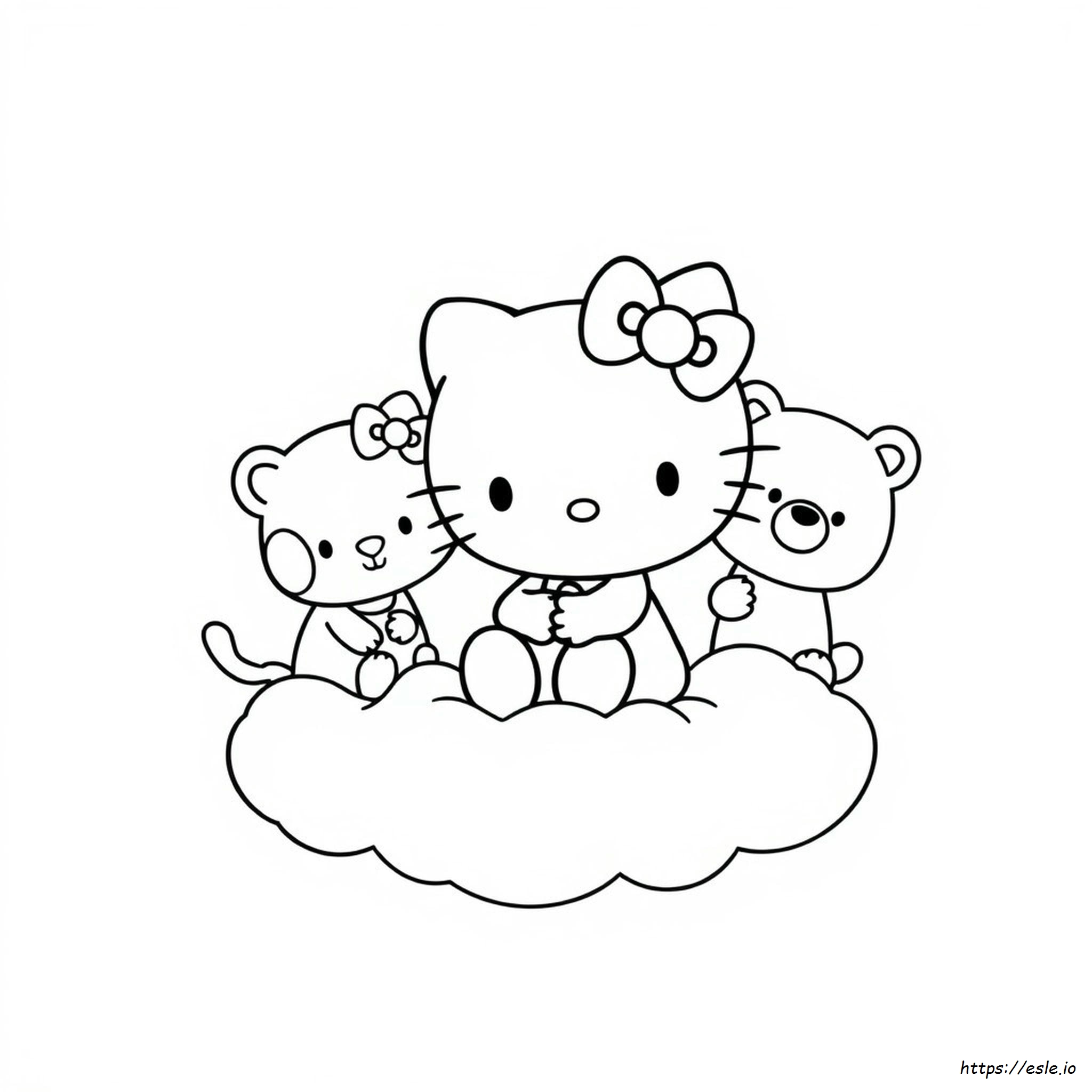 Hello Kitty Und Freunde Zum Ausmalen