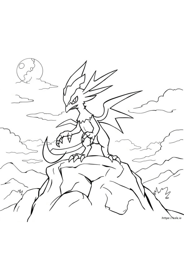 Weavile Páginas Para Colorear