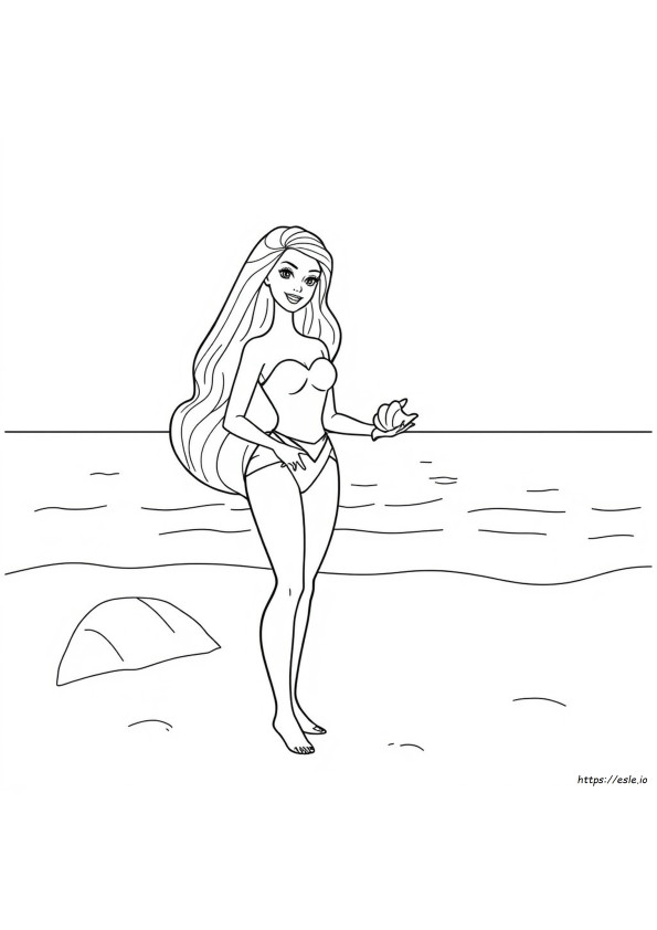 Barbie Gambar Mewarnai Yang Dapat Dicetak