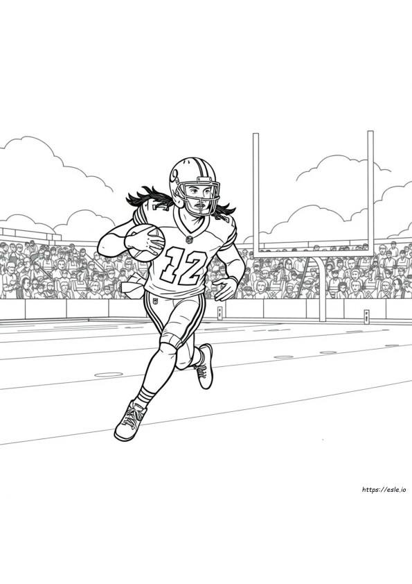 Deandre Hopkins Gambar Mewarnai