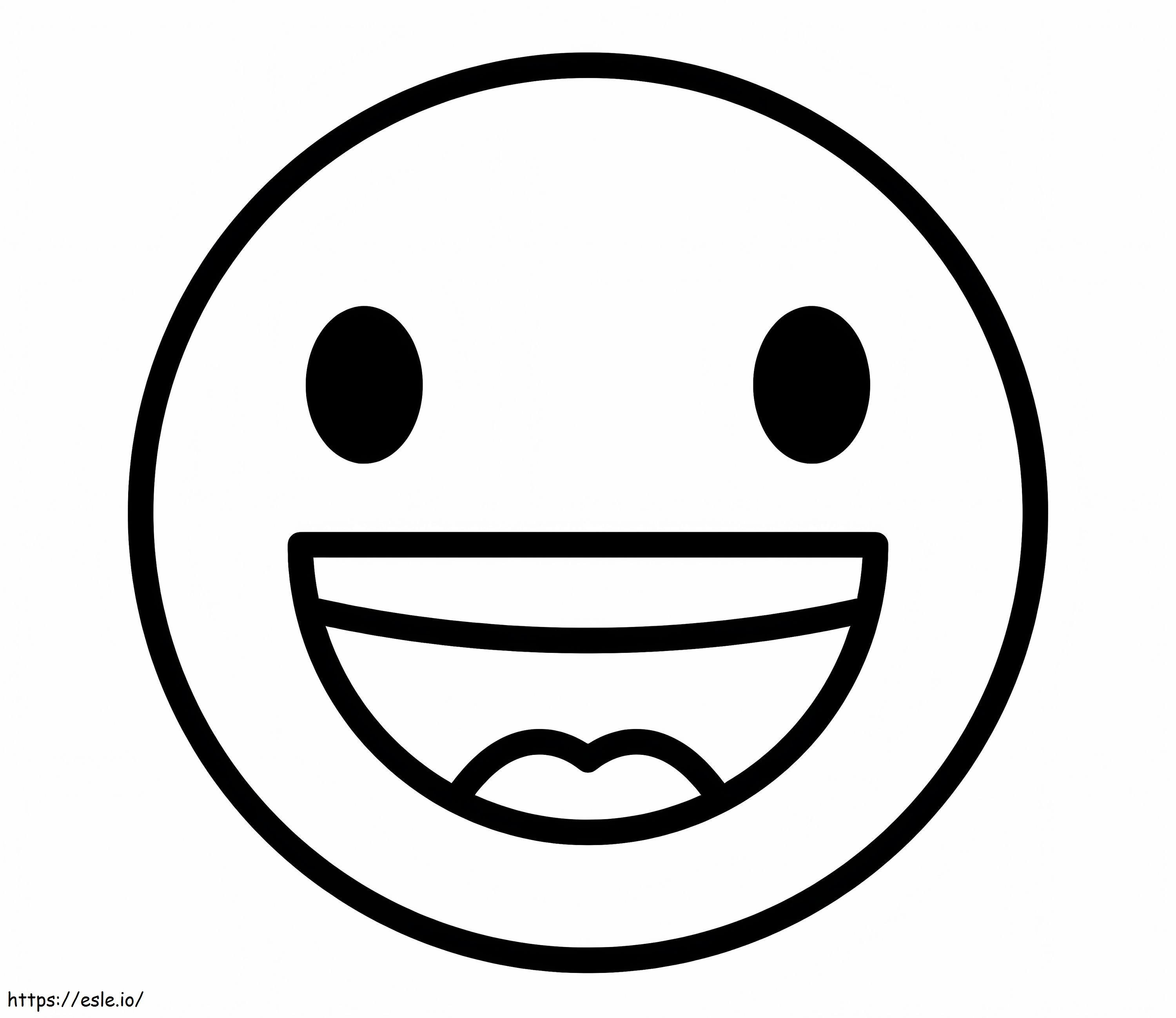 Smiley Face 4 coloring page