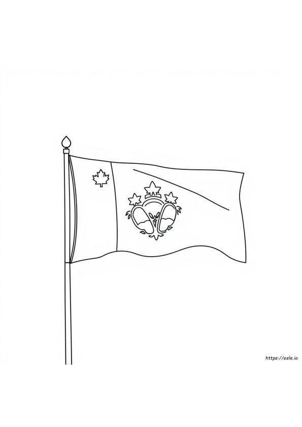 Saskatchewan Flag Coloring Page