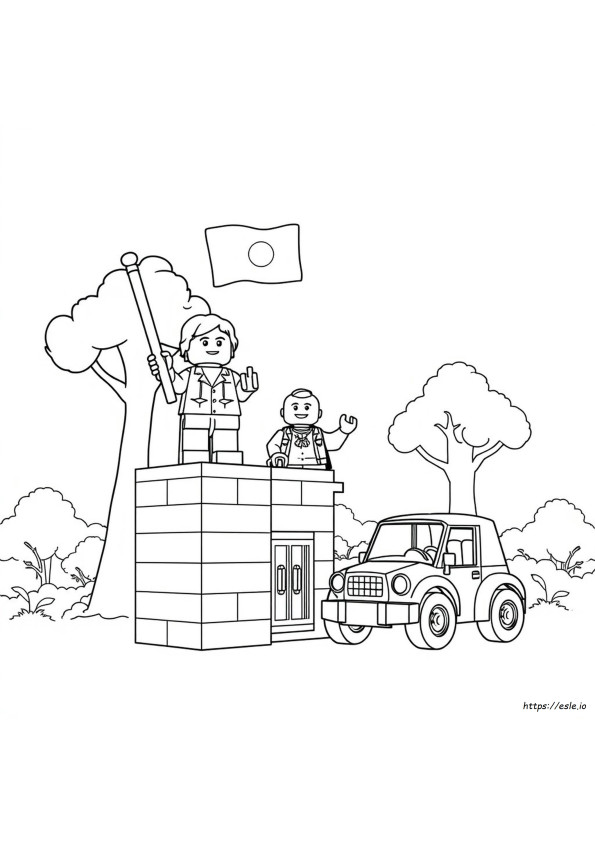 Legoland Gambar Mewarnai