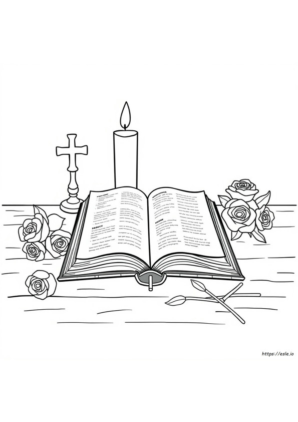 Gambar Mewarnai Alkitab