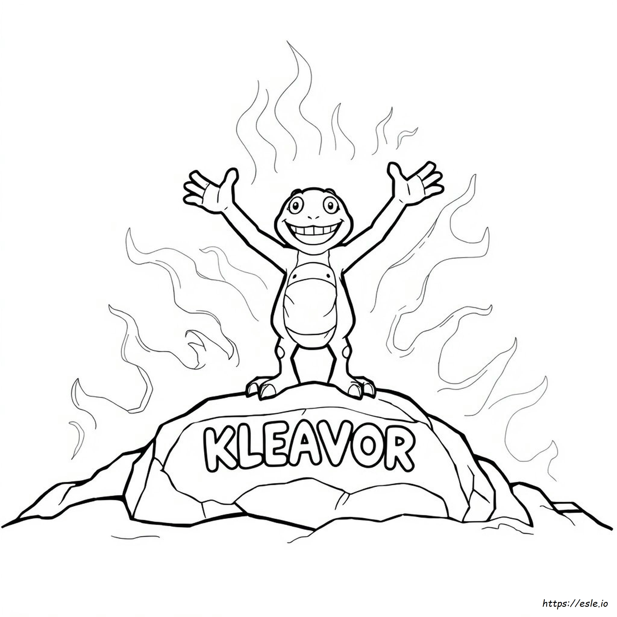 Kleavor Da Colorare