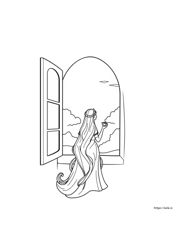 Rapunzel Värityskuvat