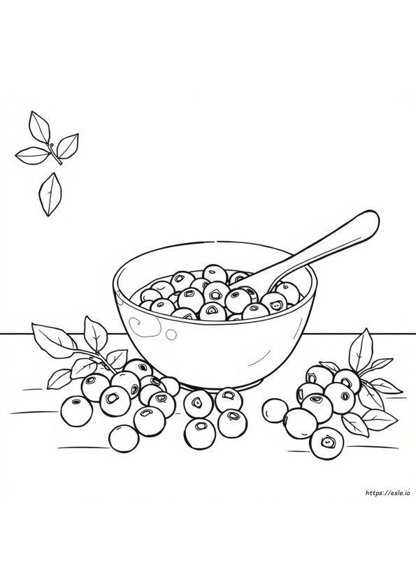 Gambar Mewarnai Saus Cranberry
