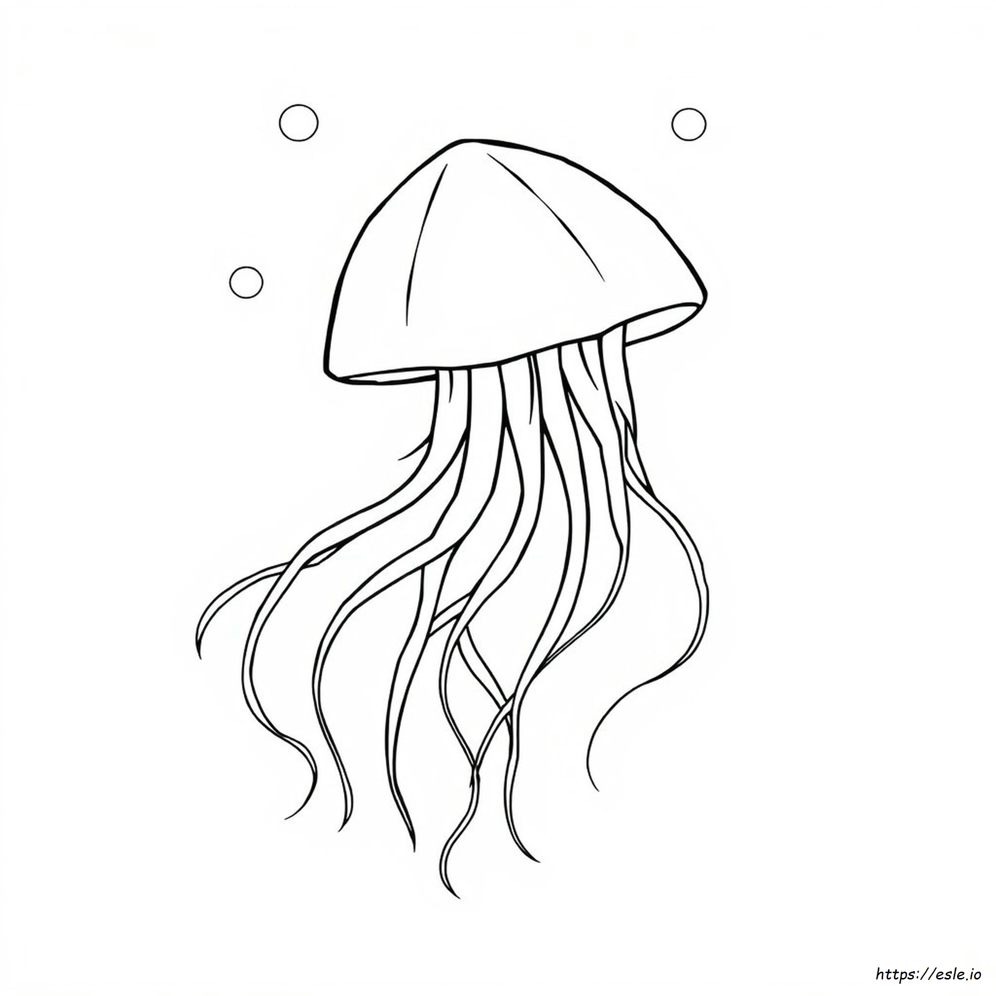 Jellyfish For Colouring