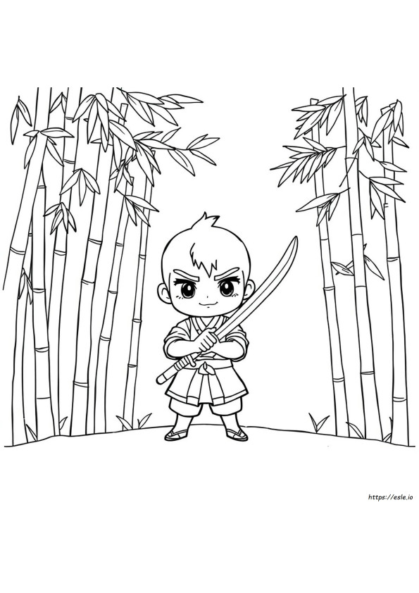 Coloriage Chibi Inosuke
