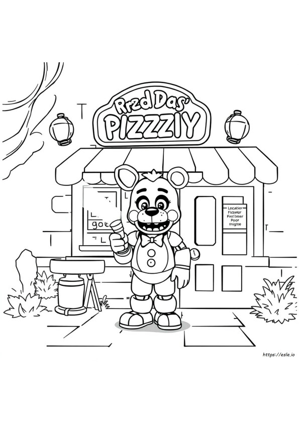 Sister Location Fnaf Boyama Sayfaları