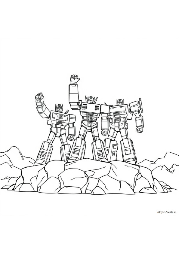 Printable Coloring Pages Transformers