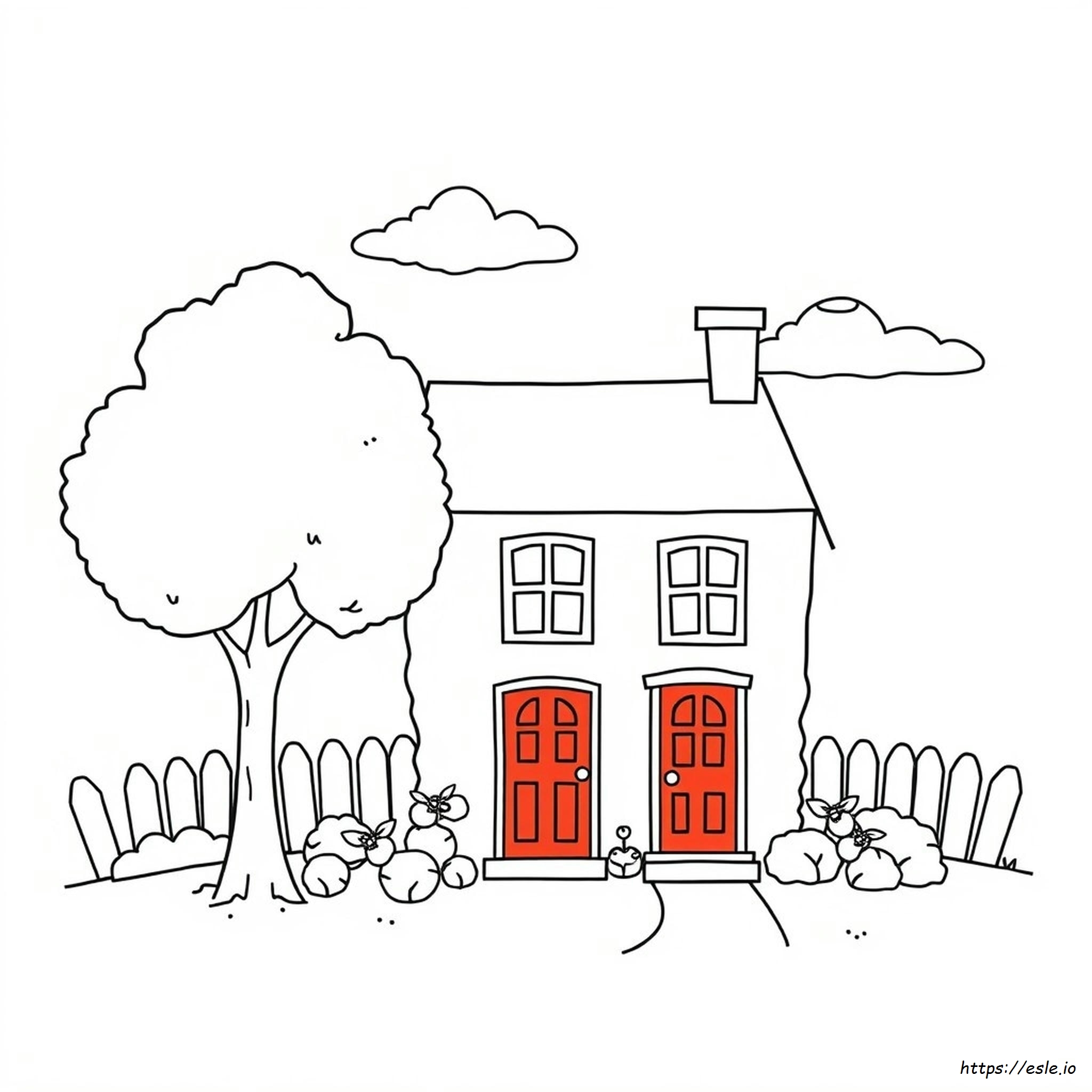 Imágenes Para Colorear De Casas