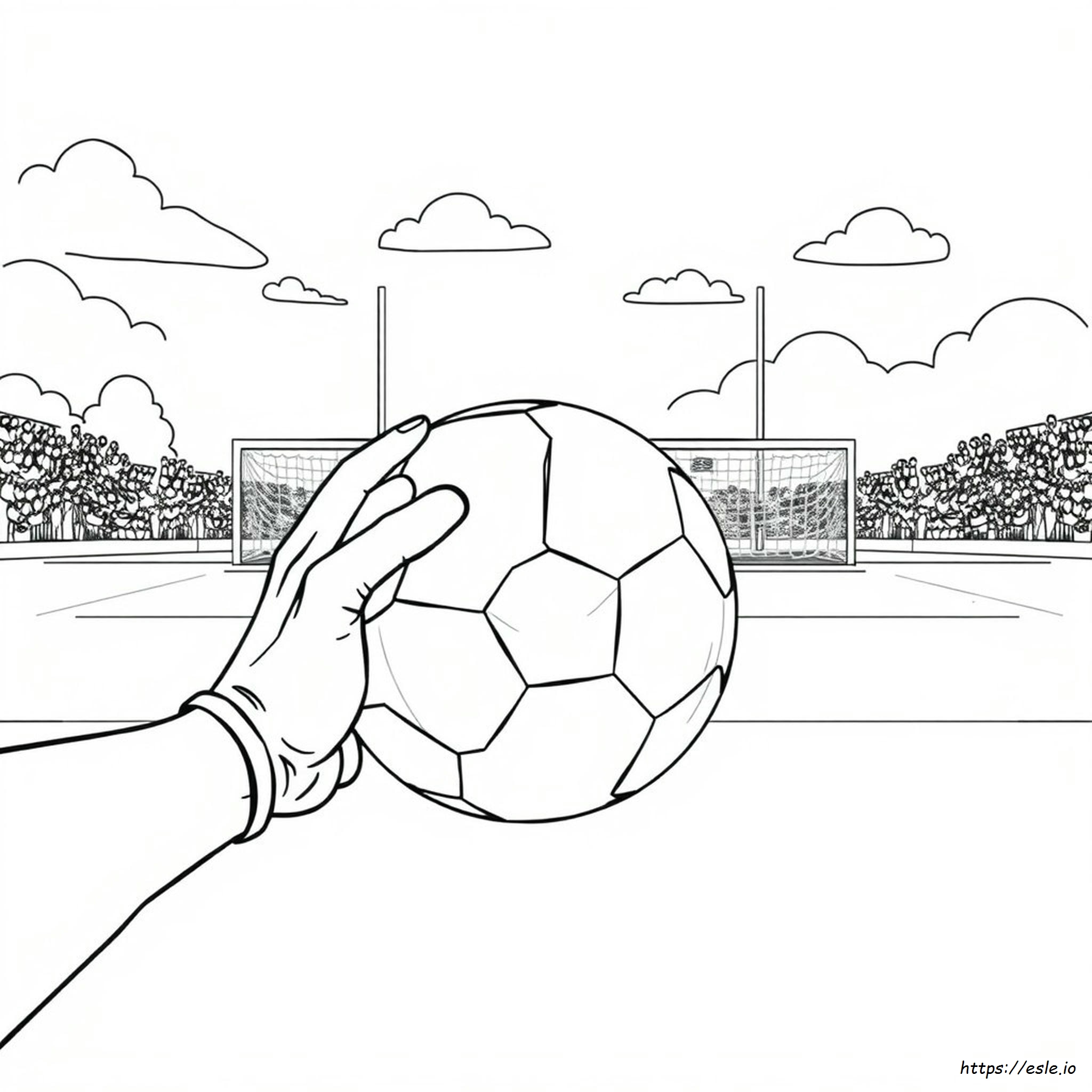 Printbare Voetbal Kleurplaten Voor Kinderen kleurplaat