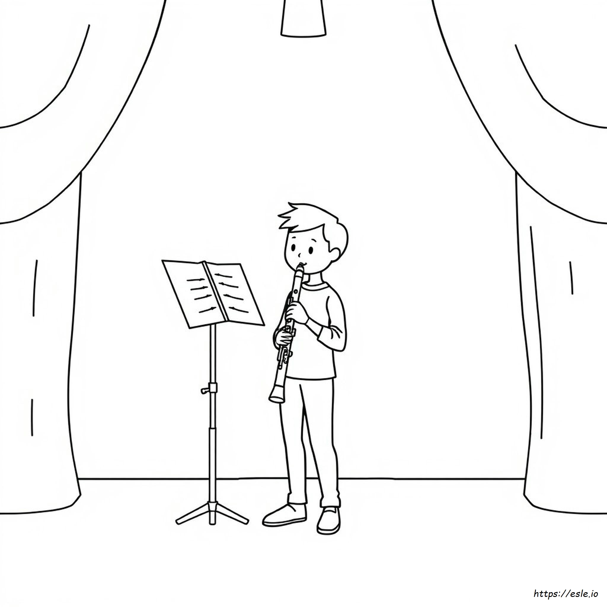 Clarinetto Da Colorare