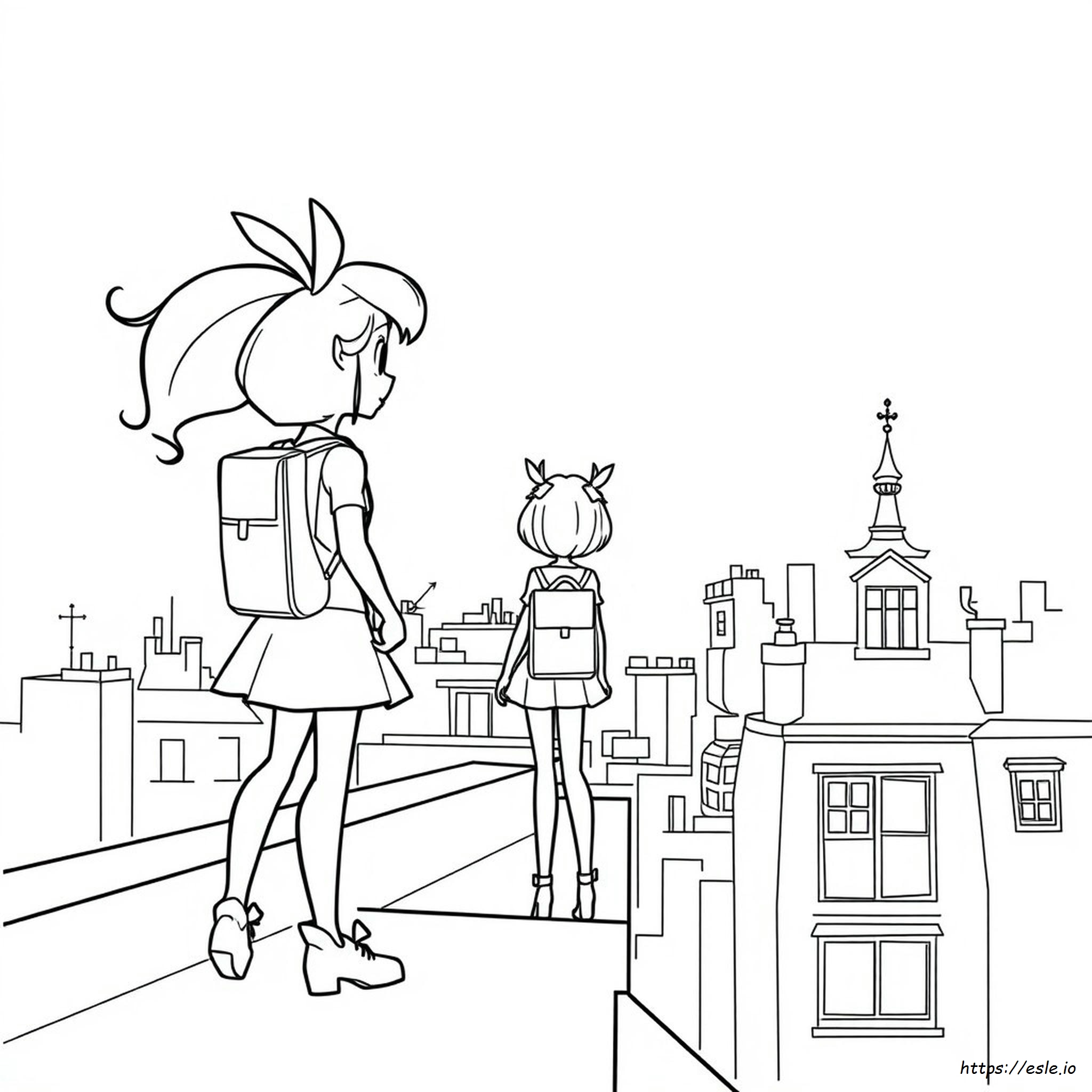 Printable Marinette Miraculous Coloring Pages