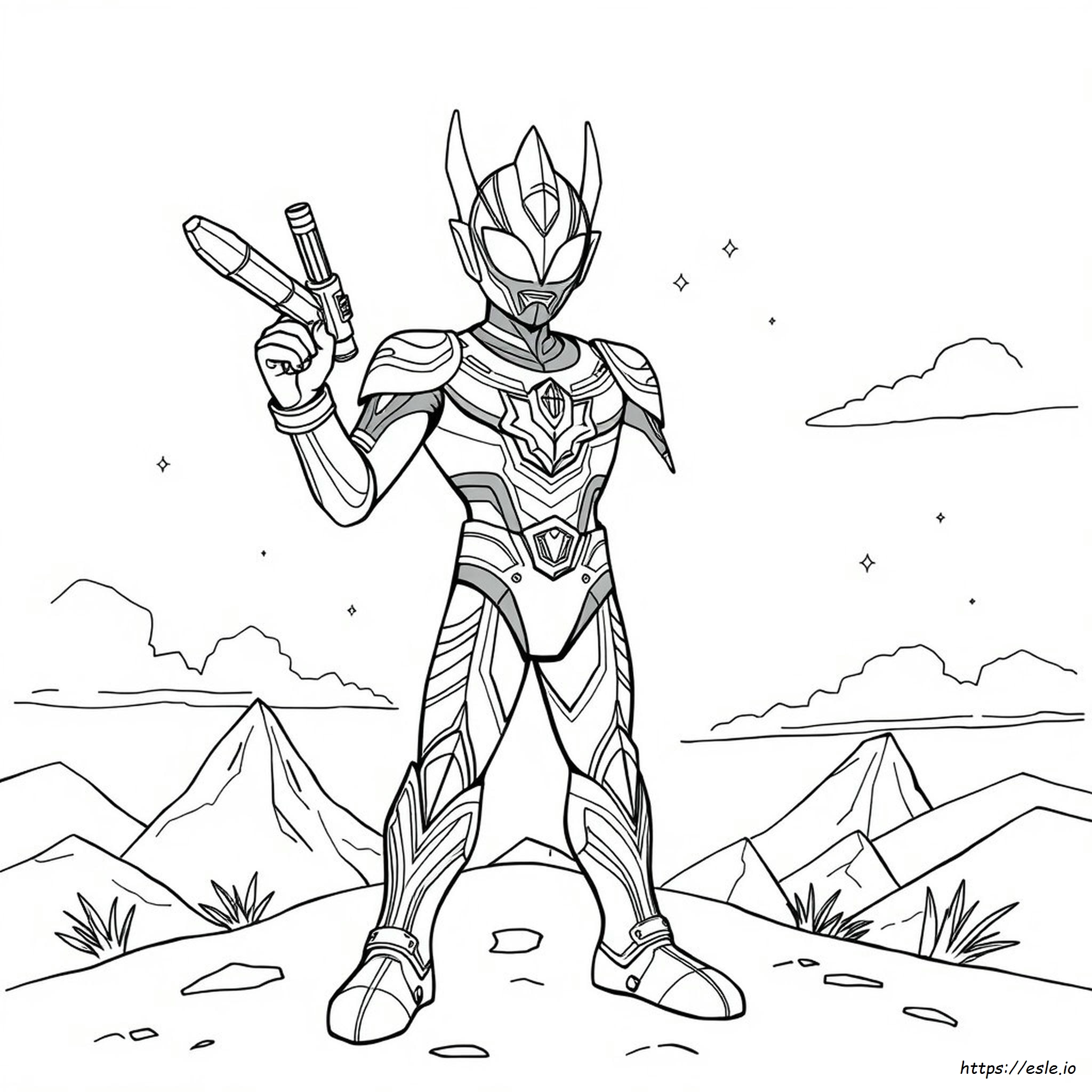 Dibujos Para Colorear Imprimibles De Ultraman Geed