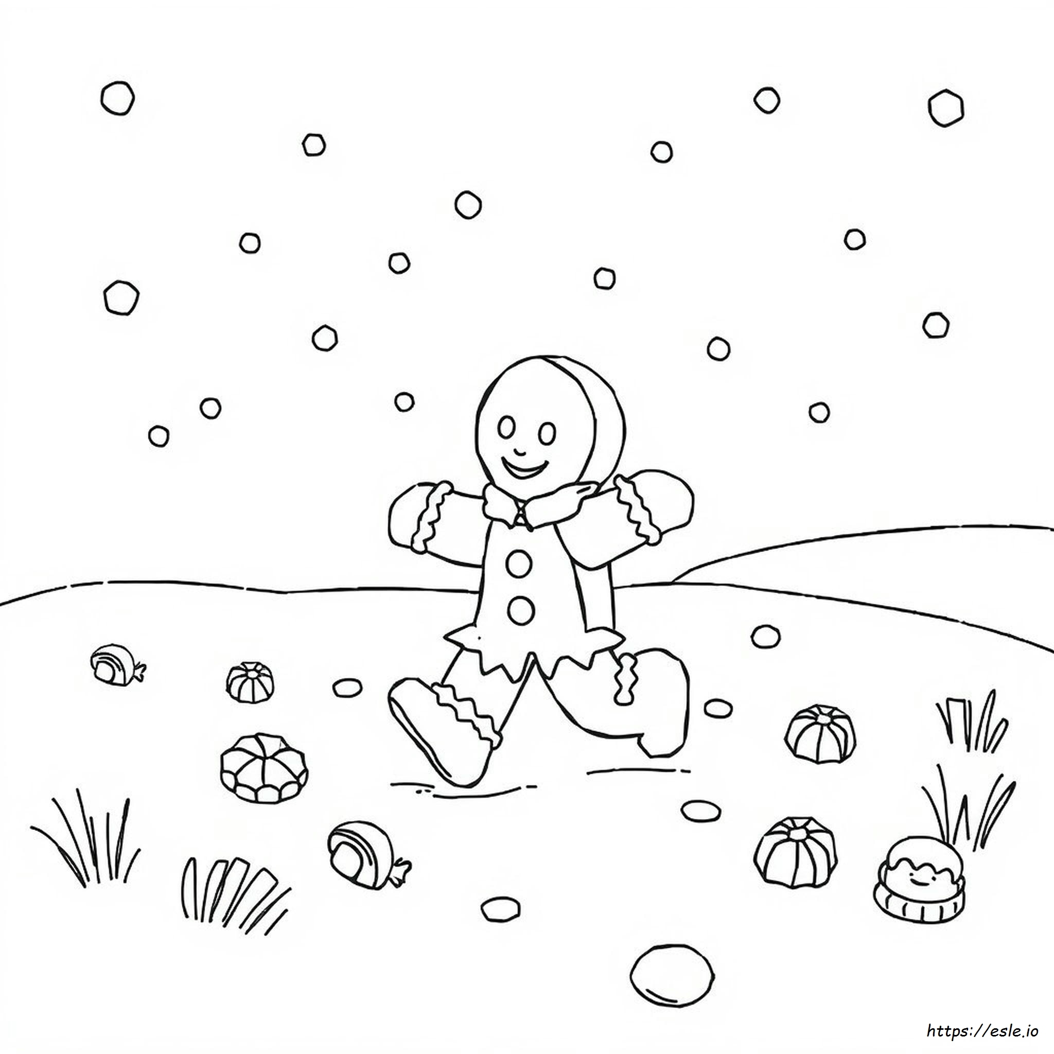 Lebkuchenmann Ausmalbild Pdf